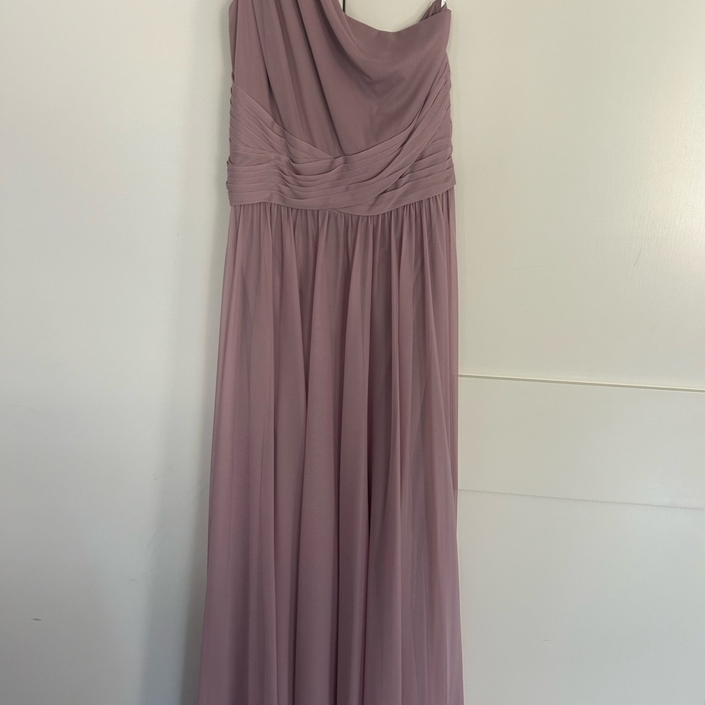Bridesmaid Mauve Evening Gown